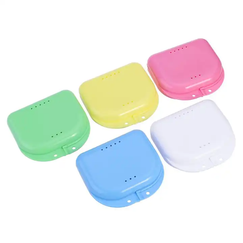 New Dental Appliance Supplies Tray Health Care Braces Case Mouth Guard Container Denture Storage Box Oral Hygiene