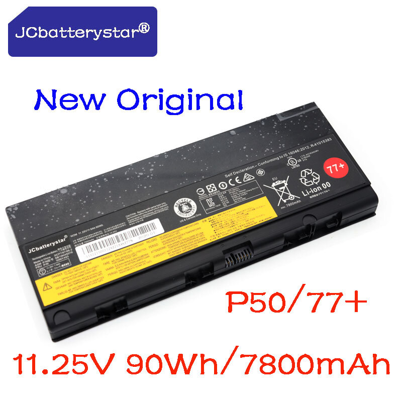 JC-Nouvelle batterie d'ordinateur portable pour LENOcalculator ThinkSub, P50, P51, P52, 00NY490, 00NY491, 00NY492, SB10H45075, SB10H45076, SB10H45077, SB10H45078