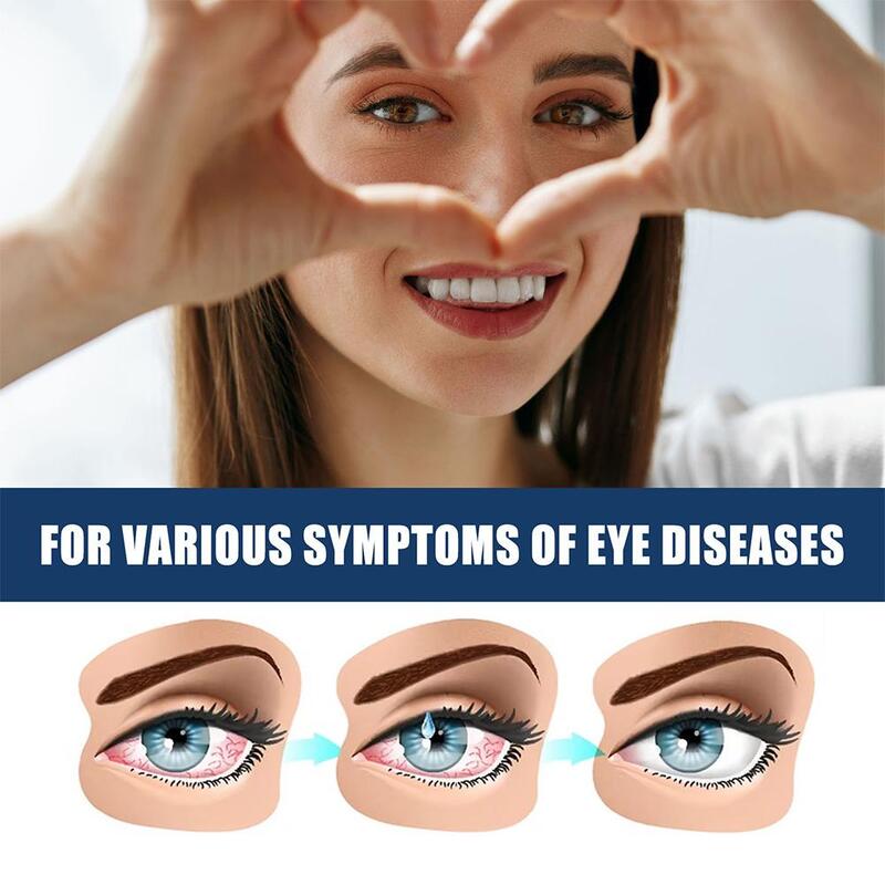 Gotas para los ojos para mejorar la vista, líquido seco y borroso para aliviar la visión, desintoxicación, limpieza, 15ml