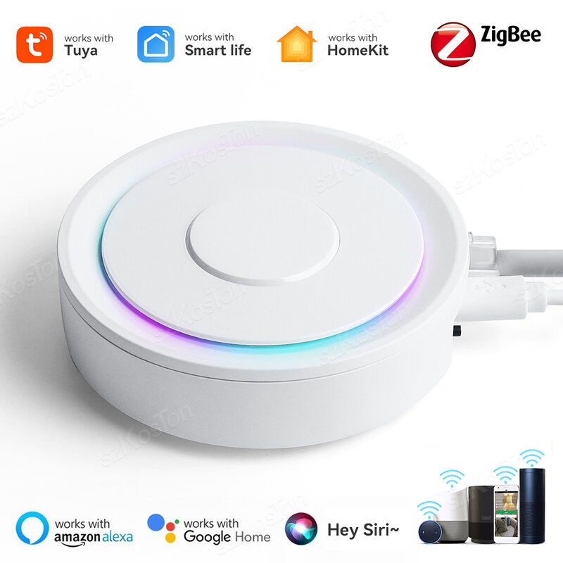 HomeKit-centro de enlace ZigBee para el hogar, controlador remoto de puente inteligente para el hogar, aplicación Tuya Smart Life, funciona con Alexa, Google, Apple