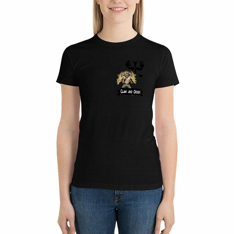 Camiseta con estampado de animales para niñas, vestido divertido de talla grande, Maga de cangrejo (garra y pedido), sexy