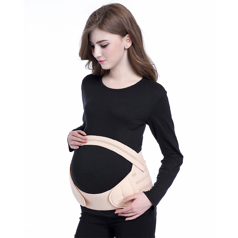 妊娠中の女性の通気性のある腹部サポートベルトは、妊娠後のベルトをより前にサポートします調節可能なウエスト腹部サポートベルト