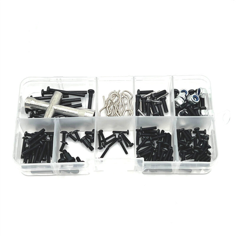 Kit de tornillos de Metal SCY, herramientas de reparación, piezas de repuesto para coche RC 16101, 16102, 16103, 16104, 16106, 16201, JJRC Q130A, Q130B, Q141