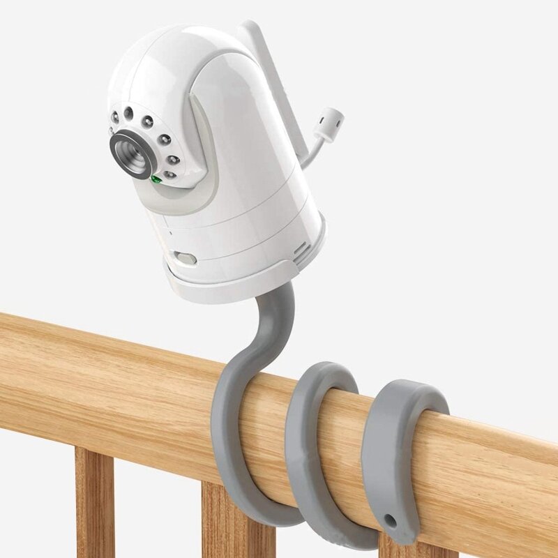 Gooseneck suporte de montagem do telefone silicone selfie cobra criativo suporte de monitor do bebê suporte de berço