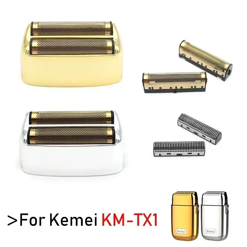 Substituição dupla lâmina frustrada, tampa líquida para Kemei, KM-TX1, 2026, Barbeador elétrico, acessórios de reparo, atacado, qualidade original