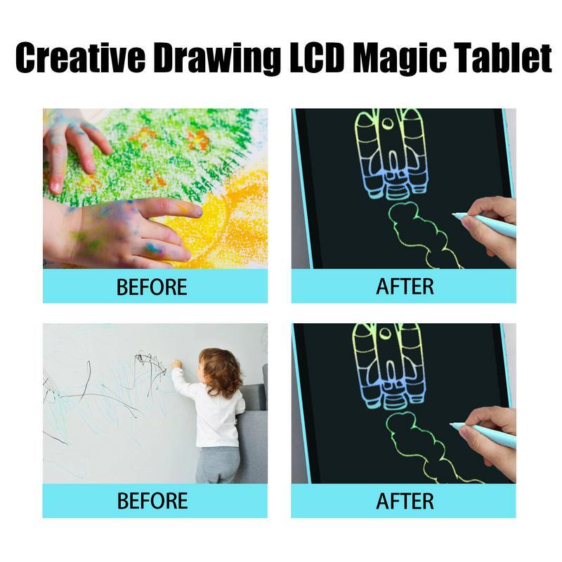 Tablero de dibujo electrónico para niños, tablero de escritura con pantalla LCD de 8,5 pulgadas, tabletas de dibujo gráfico Digital, almohadilla de escritura a mano electrónica