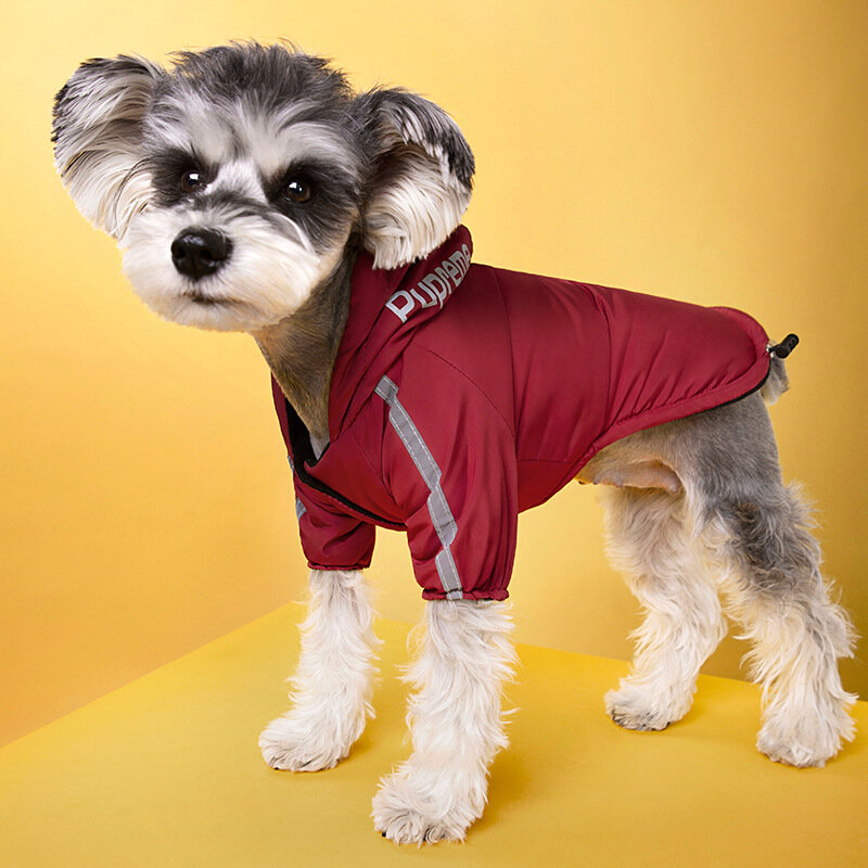 Ropa impermeable para perros, abrigo reflectante para mascotas pequeñas y medianas, chaquetas de lana cálidas para perros, chubasquero para cachorros, traje para Chihuahua