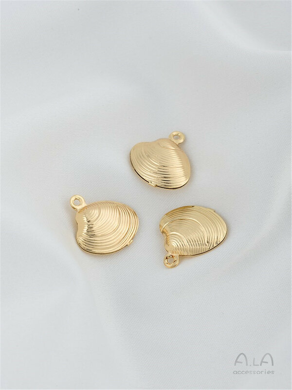 14K Gold Package Marine Biology Series Pendant Dolphin Shell, Sea Star, Elephant Pendant DIY Jewelry Accessories B360