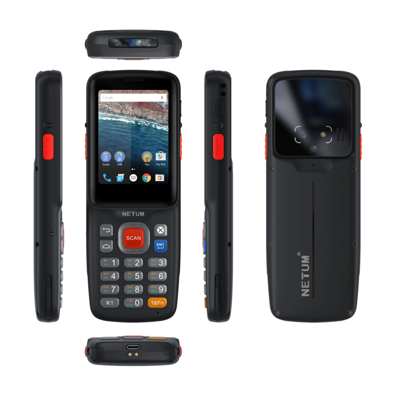 Portable Android 10 1D OJ Pdas avec dragonne en nylon, longue durée de travail