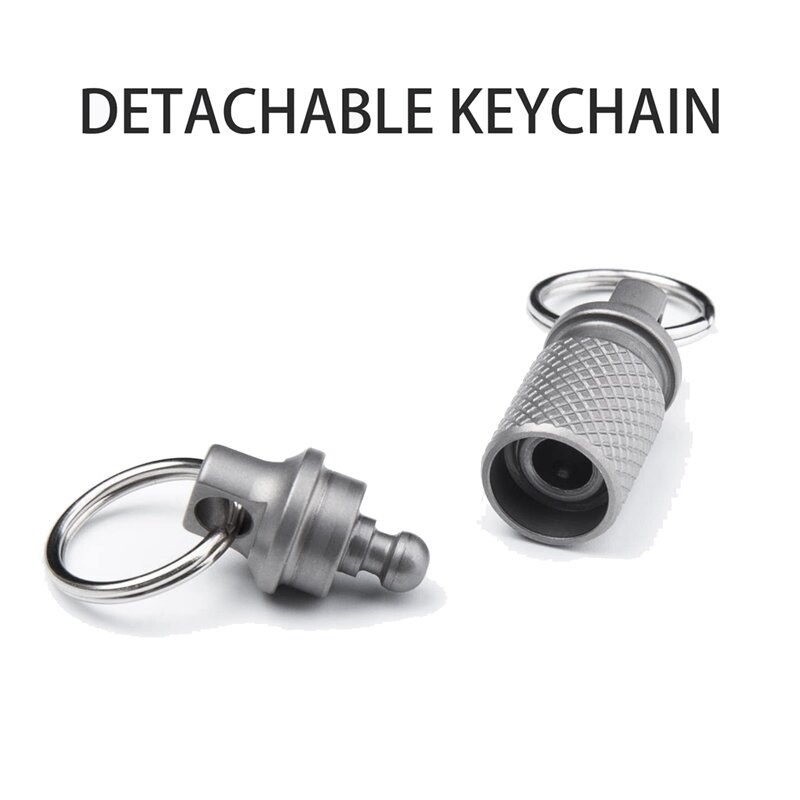 2 х титановый быстросъемный брелок для ключей, съемный брелок для ключей, аксессуар для ключей для сумки/кошелька/ремня
