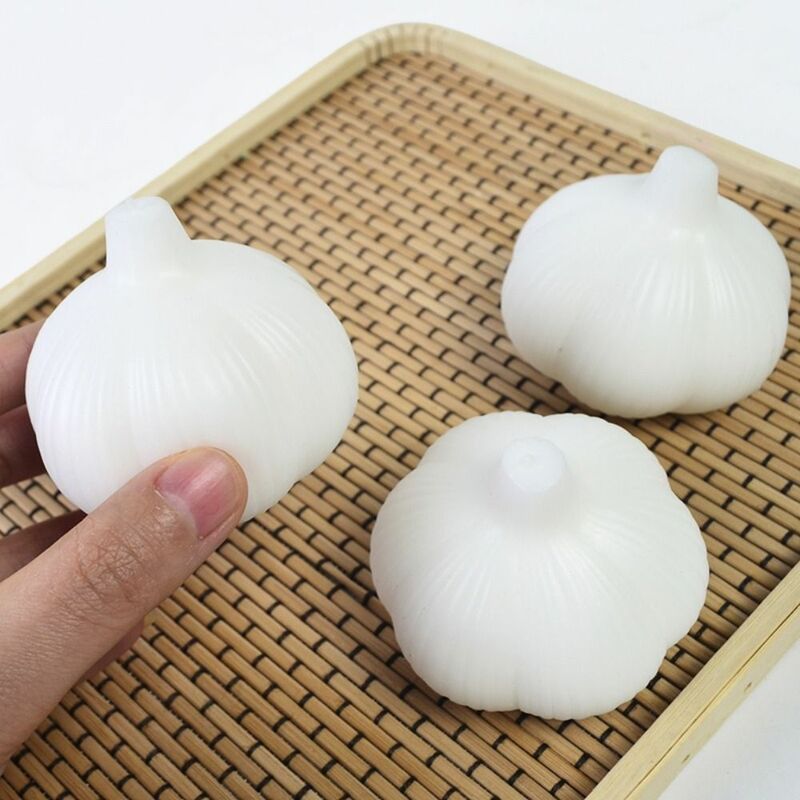 Slow Rebound Garlic Squeeze Toys Simulation Cartoon Squeeze Ball Toys Funny Novelty Squeeze Stretching Ball Girl Toy