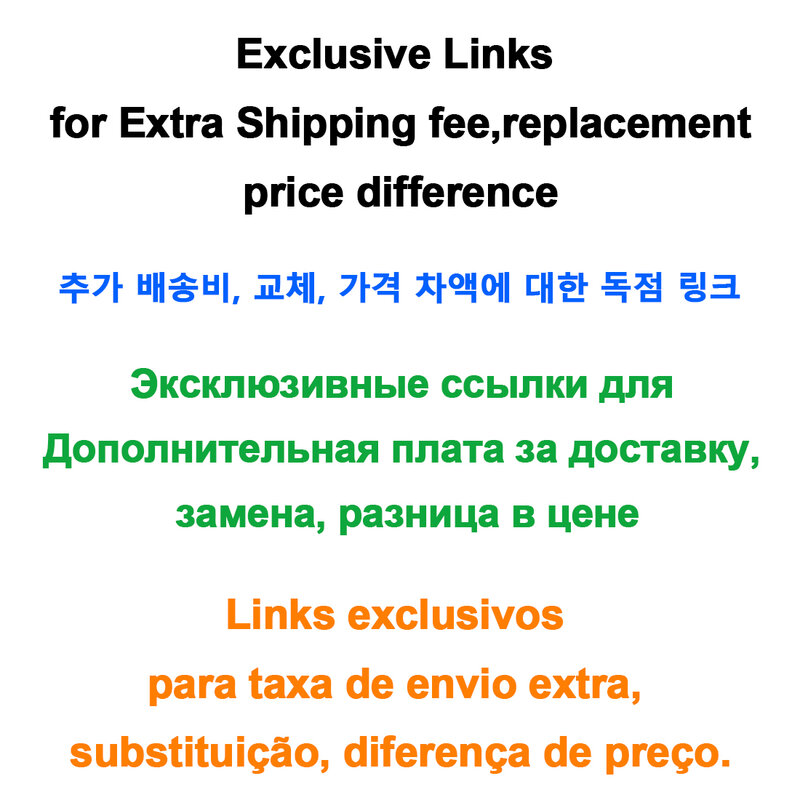 Tautan eksklusif untuk tambahan biaya pengiriman, penggantian, perbedaan harga