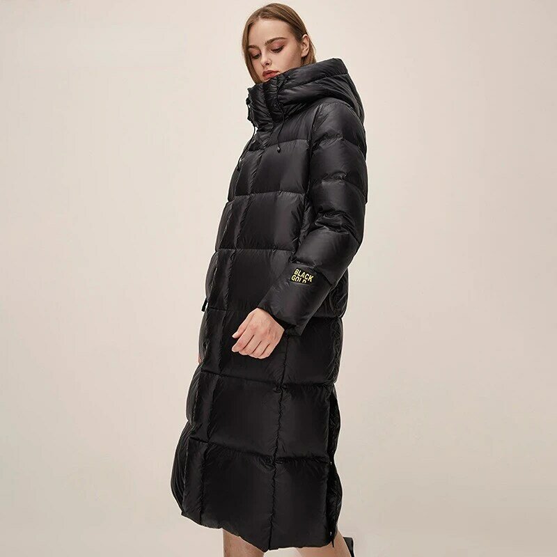 Bardzo grube luźna kurtka puchowa dla kobiet miłośnicy na co dzień w zimie nowy ciężki luźny ciepły płaszcz w stylu zachodnim dla kobiet