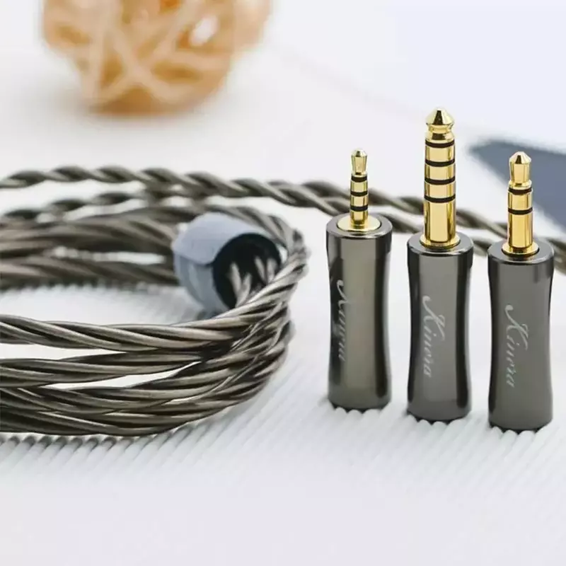 Kinera Dromi-Cable de actualización Modular para auriculares, 2,5 + 3,5 + 4,4mm, HIFI 6N OCC, con conector plateado de 0,78mm/MMCX, 3 en 1