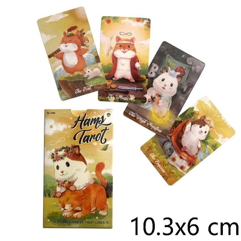 Hams tarot card game, 10.3x6cm