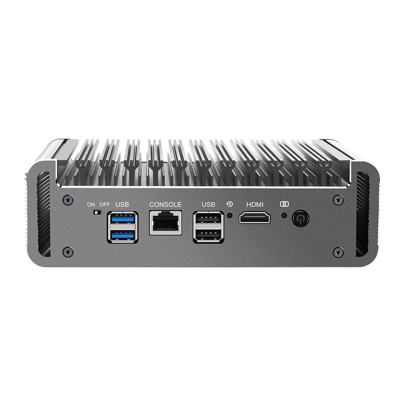 12th Gen Firewall Router Elkhart Lake Celeron J6413 J6412 6 * Intel i226-V 2.5G Nics Gateway di rete Fanless Mini Router PC Win11