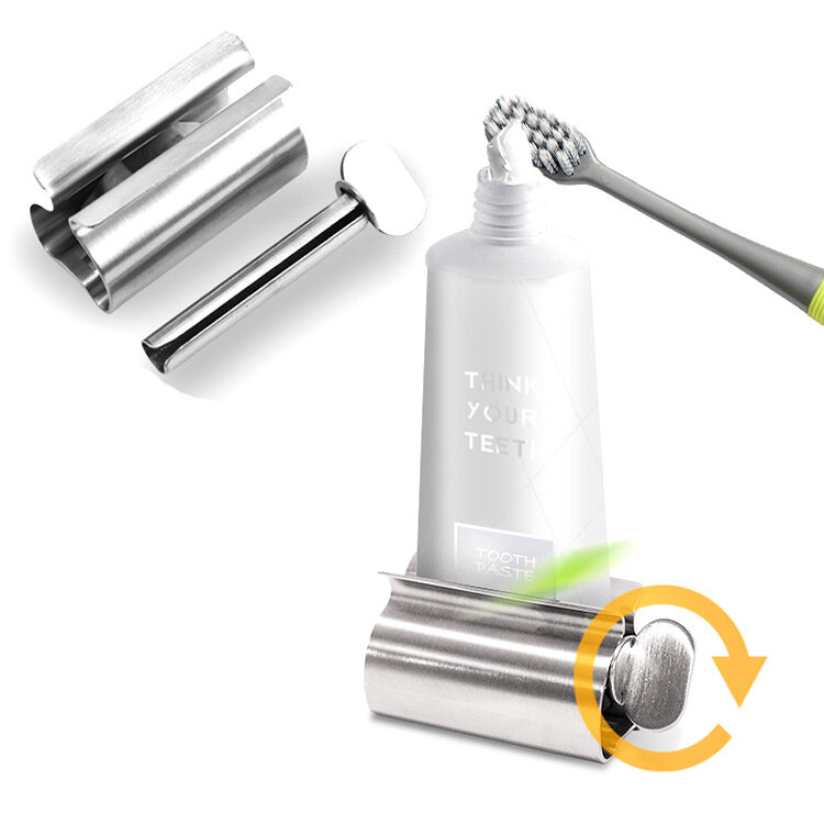 クリエイティブ歯磨き粉チューブ絞り器シンプルな歯磨き粉ローラーステンレス鋼の省力化歯磨き粉チューブ研磨クリーナー