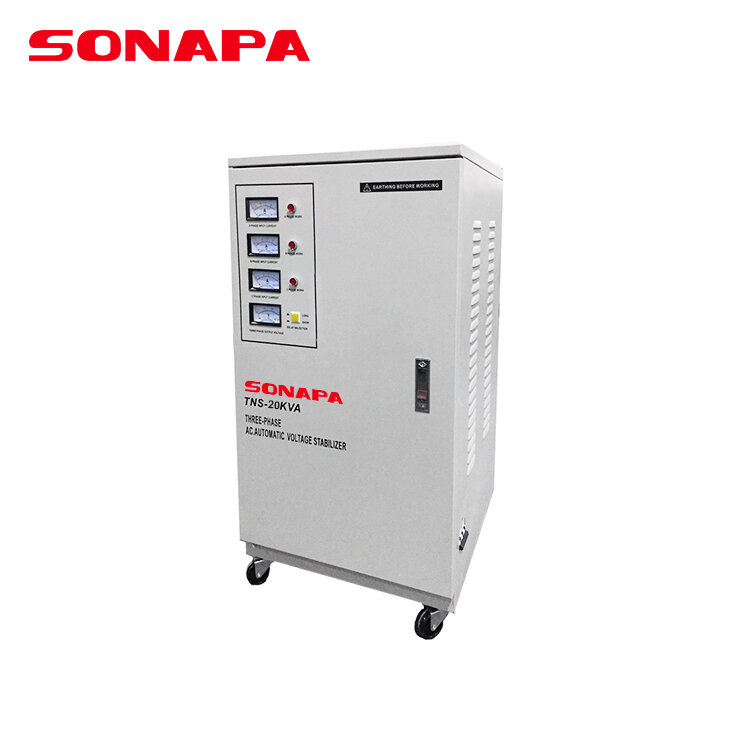 20Kw 3 Phase Meter Display Electrical Ac Automatic Voltage Regulator Stabilizer For Lift Elevator