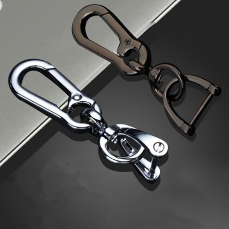 Auto Schlüssel bund klassische Männer Edelstahl Schlüssel bund Hüftgurt Clip Anti-Lost Schnalle hängen Mode Schlüssel ring Auto Dekoration