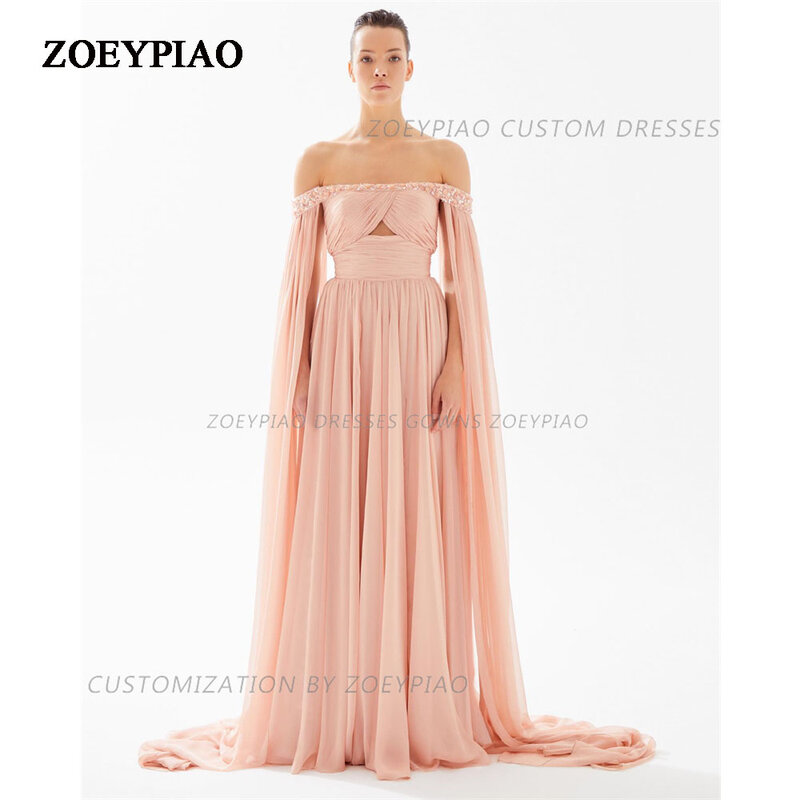 Elegantes glänzendes Glitzer-Pailletten-Abendkleid mit langer Linie und einem Ballkleid von der Schulter