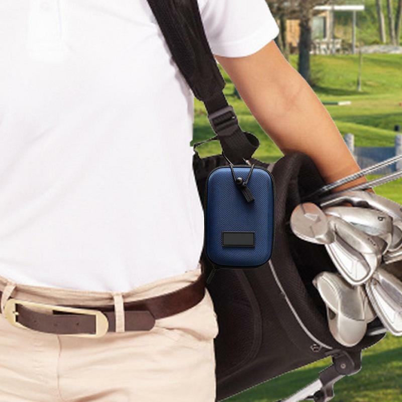 Rangefinder เคสค้นหาระยะกอล์ฟแม่เหล็กกระเป๋าเปลือกแข็งกับด่วนและหลุมเข็มขัดอุปกรณ์กอล์ฟ