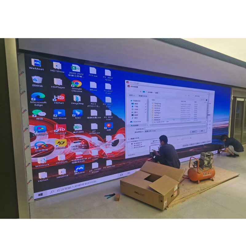 Panel de módulo LED SMD para interiores, pantalla a todo Color 3 en 1, escaneo 320, SMD1212, 160x96 píxeles, matriz RGB, P1.667, 1/48x192mm, 40 unidades por lote