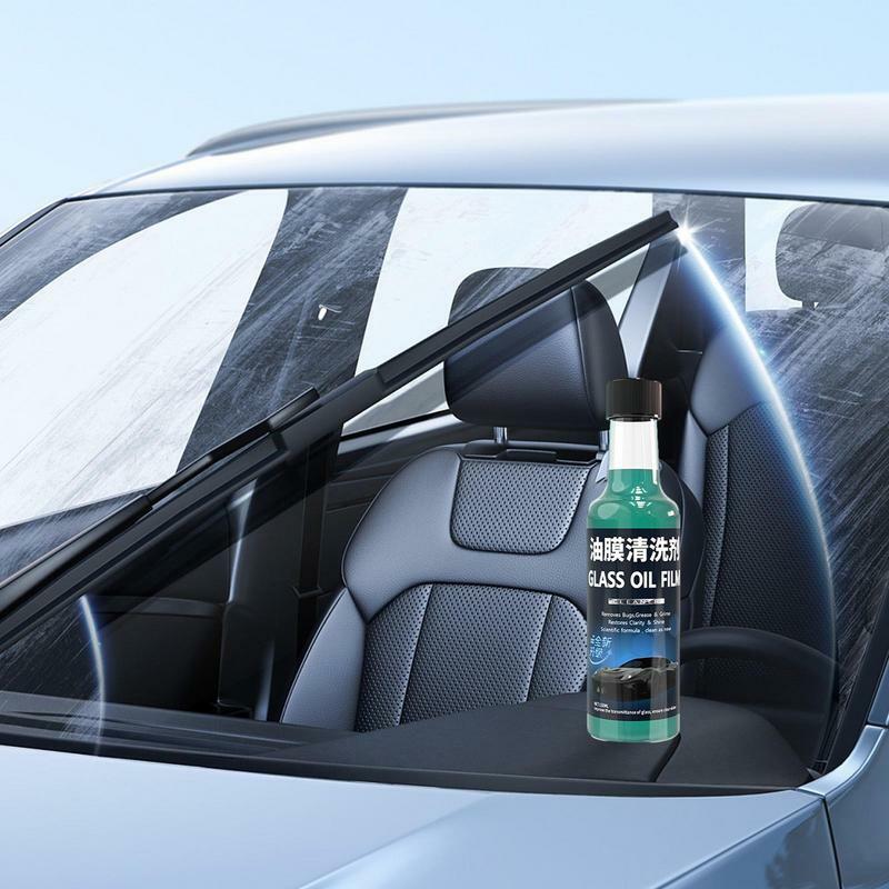 Płyn czyszczący szyby 150ml mocny środek do czyszczenia Film olejowy samochodowych, przenośny środki czystości do pojazdów, delikatny środek czyszczący do usuwania