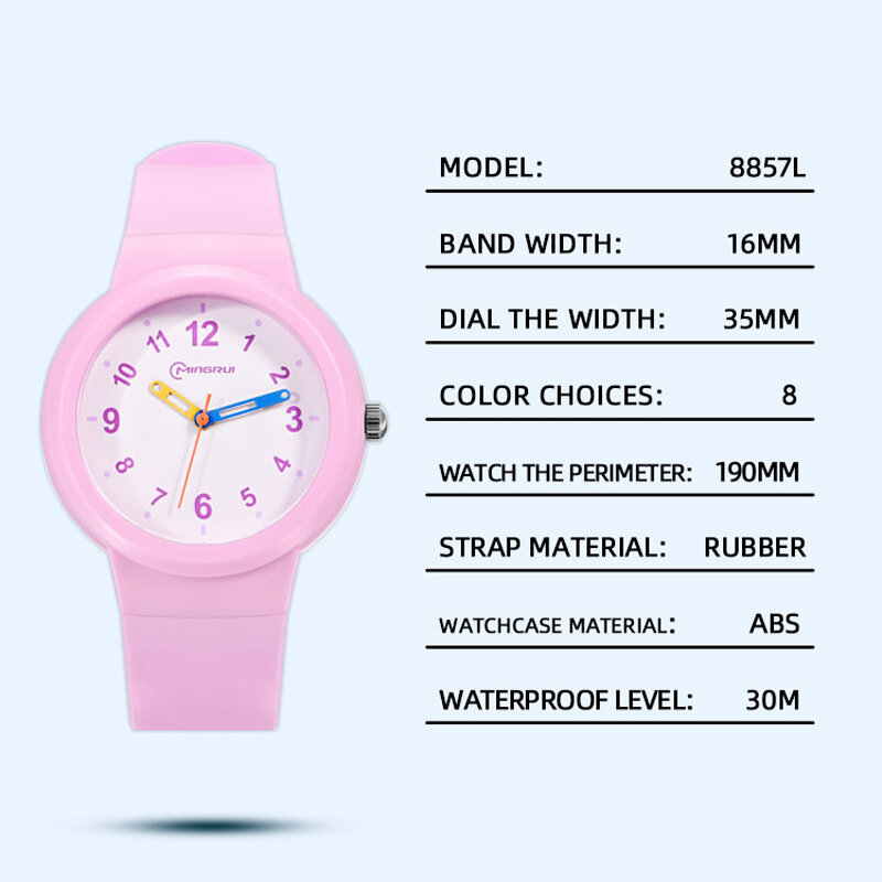 UTHAI CA03 3-12-letni zegarek dla dzieci moda proste sportowe wygodne wodoodporne wysokiej jakości zegarki kwarcowe dla chłopców
