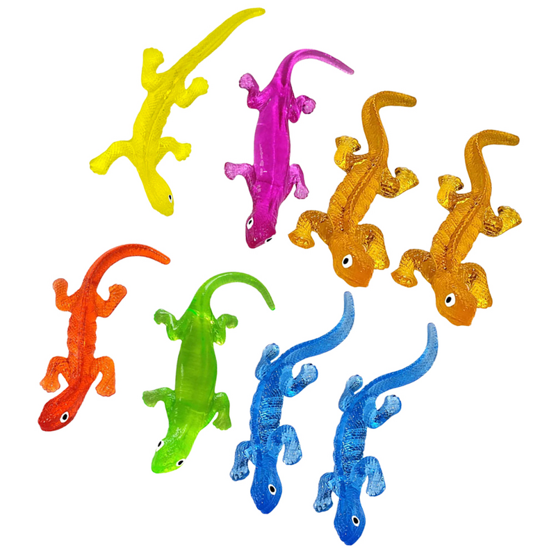 Lucertola giocattolo Prop Finger Toys realistico realistico elastico Sticky puntelli Playthings
