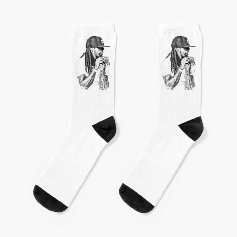 Чулки Lil Уэйн, компрессионные прозрачные носки для мальчиков, женские носки
