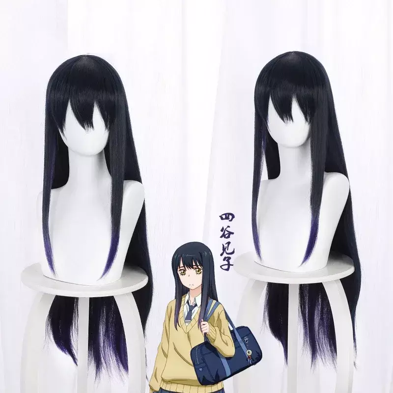 Disfraces de Cosplay de Anime Mieruko chan Yotsuya Miko para mujer adulta, uniforme JK para niña, chaqueta, blusa, Falda plisada, pajaritas para Halloween