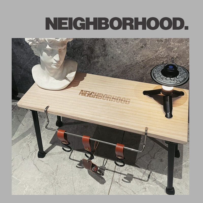 Уличный складной маленький длинный стол NBHD, портативный простой самостоятельный полный набор для кемпинга, садовый Маленький журнальный столик, парная стойка F