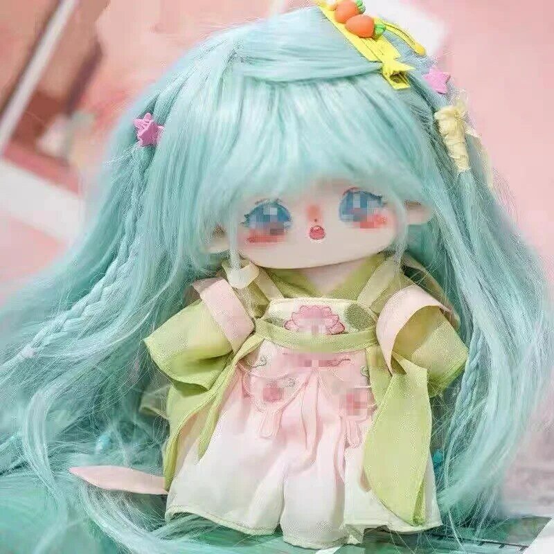 60 cm leaf lorry doll wig night loli fairy clothes ice spirit princess hair set hair long straight curly hair