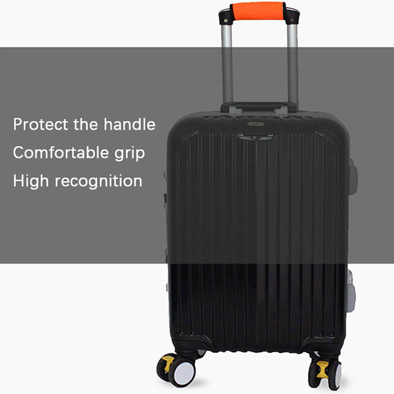 Comoda copertura della maniglia del bagaglio impugnatura avvolgente per valigia in Neoprene identificatore morbido bracciolo per passeggino copertura protettiva maniglia protettiva