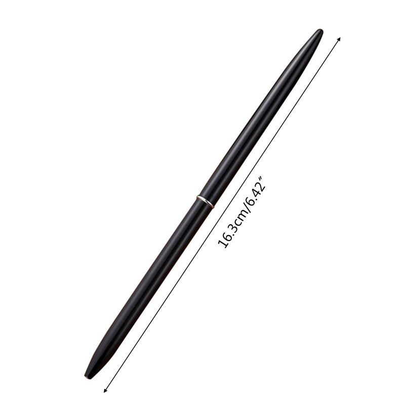 Metal Ballpoint Pen Guest Sign-in Pen Twist Action for Restaurant Hotel Office Reception Business Signing Pen Black