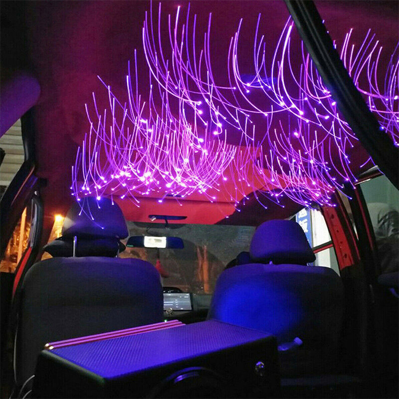 مجموعة ضوء Starlight Headliner للسيارة بمنفذ مزدوج ، سقف وميض ، إضاءة ليد من الألياف الضوئية ، 2 متر ، من من من من من من من من نوع LED