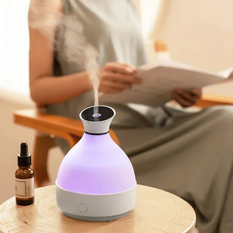 Ultrasonic Essential Oil Diffuser With Colorful Light Electric Mini aroma diffuser Home Usb Power Air Humidifier 150ML