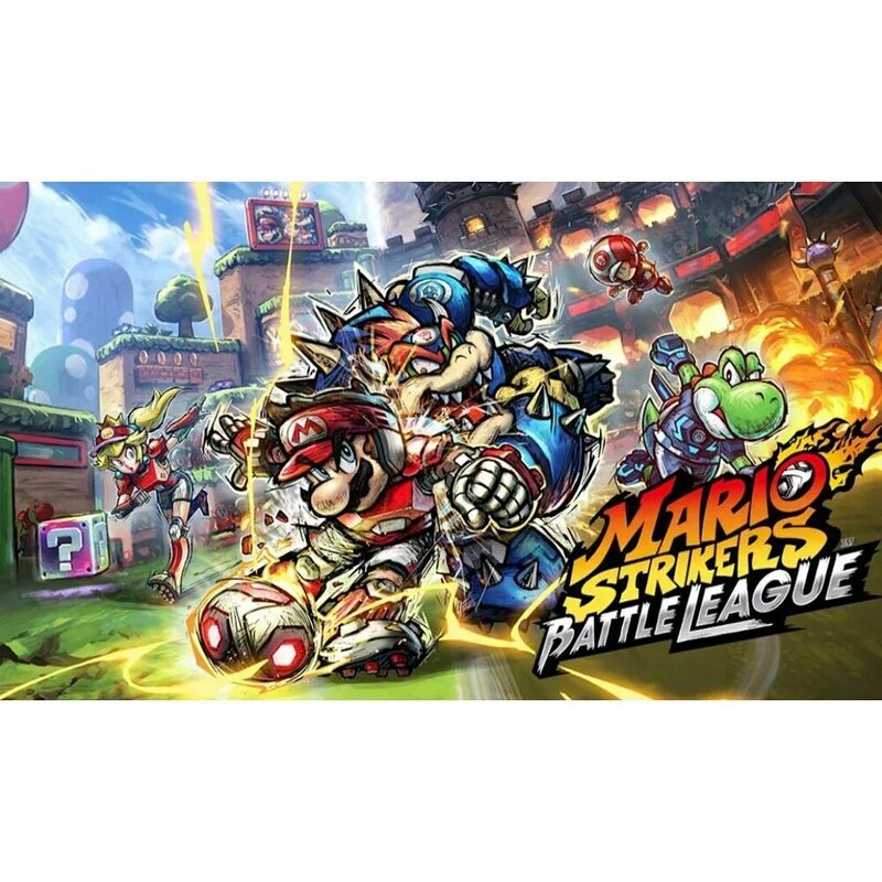 Mario Strikers Battle League Nintendo Switch Game Physical Card Deals 100% Official Original for Switch OLED Lite