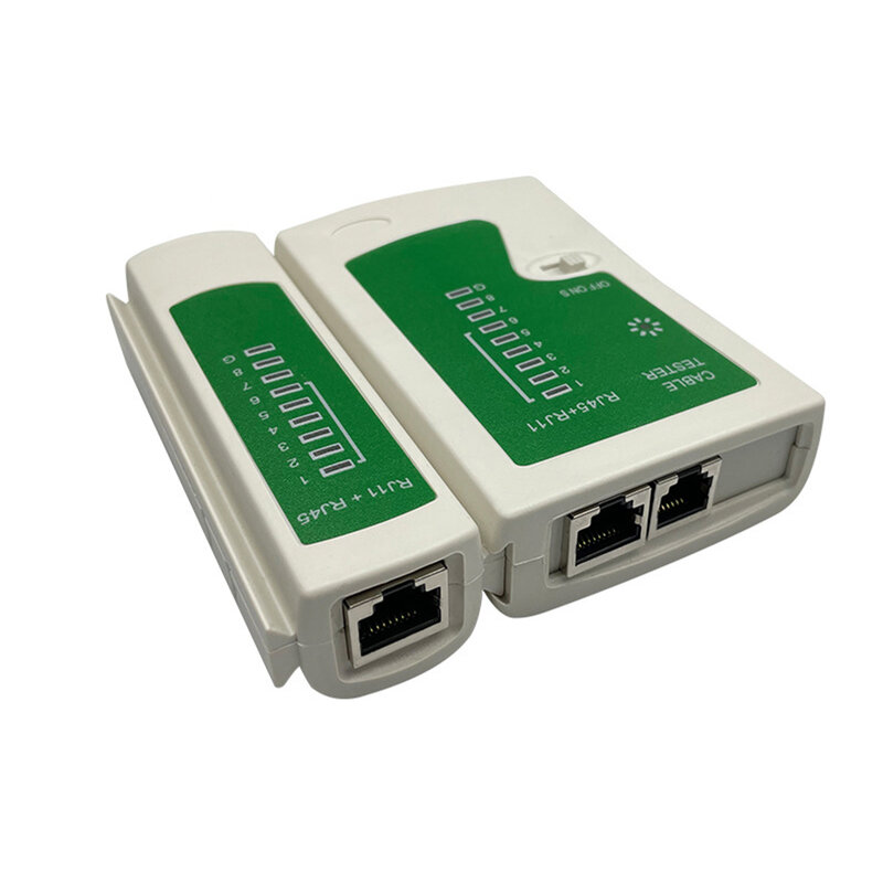 Tester kabel jaringan portabel RJ11 RJ45 CAT5 CAT6 UTP pengujian Networke kawat telepon detektor garis alat