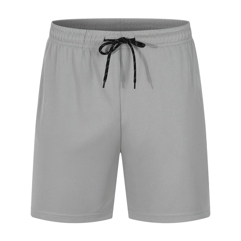 2024 New Embroidery Casual Shorts Men Running Sport Baseball Shorts Male Summer Elastic Waist Loose Knee Length Pant