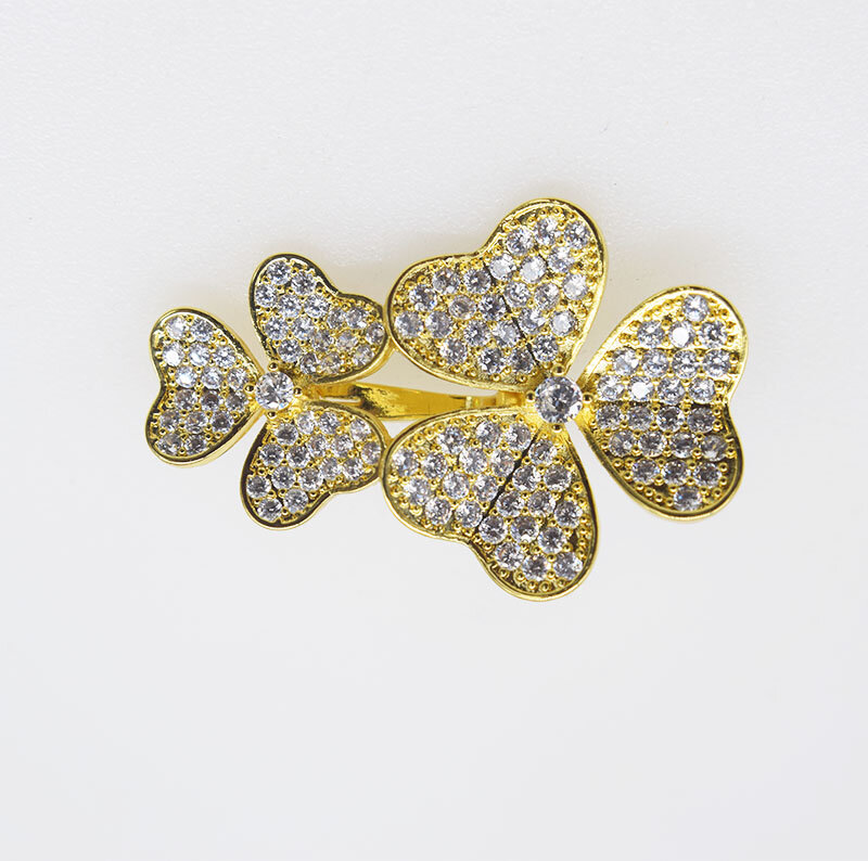 쥬얼리 목걸이 제작용 지르콘 걸쇠, 꽃, 흰색, 노란색, DIY 커넥터 후크, FPPJ 도매, 1 개