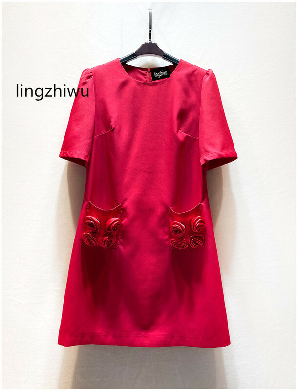 Lingzhiwu-فستان ضيق للنساء ، ملابس فاخرة ، أنيقة ونحيفة ، عالية الجودة ، فرنسية ، العام الجديد ، للحفلات