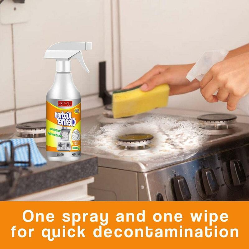60ml pianka czyszcząca środek do czyszczenia smaru w kuchni odplamiacz magiczny odtłuszczacz pianka w sprayu pianka czyszcząca narzędzia do mycia do piekarników na grille K0H7