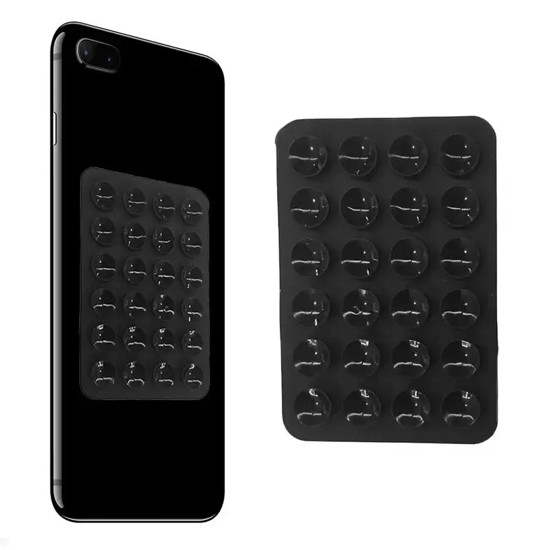 2Pcs Sticky Grippy Suction Phone Case Mount Sillicon accessorio per telefono adesivo per IPhone e Android Hands-Free Fidget Toy