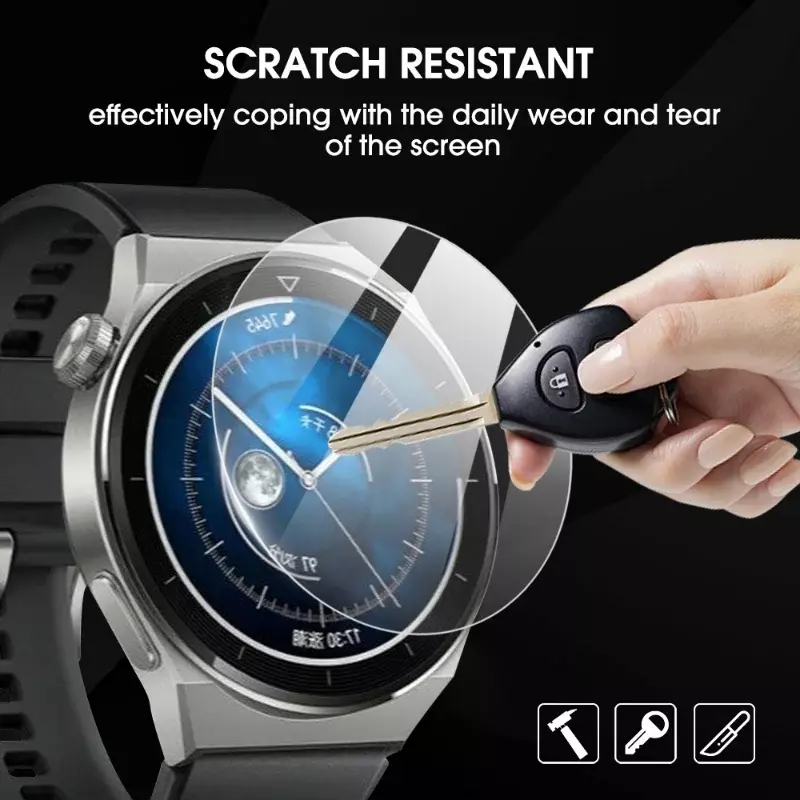 Szkło hartowane do Huawei Watch GT 2 3 GT2 GT3 Pro 46mm GT Runner Smartwatch ochrona ekranu przeciwwybuchowe akcesoria filmowe