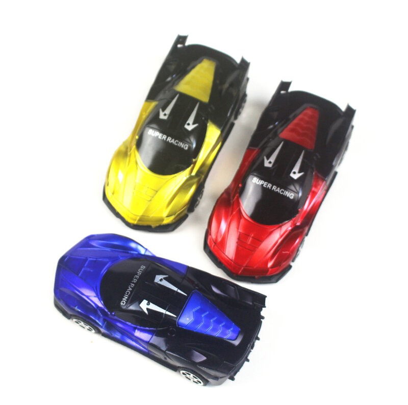 Ensemble de jouets de voiture de course pour enfants, véhicule à dos côtelé, voiture de sport, modèle de simulation, petit cadeau
