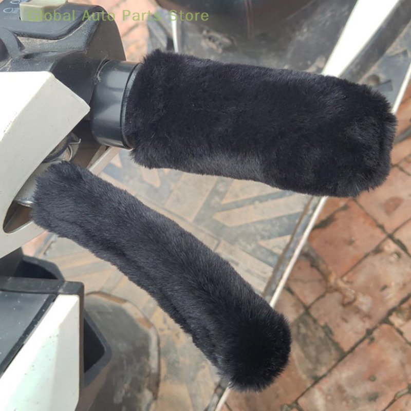 Зимние плотные теплые перчатки с имитацией плюша для мотоциклов и скутеров