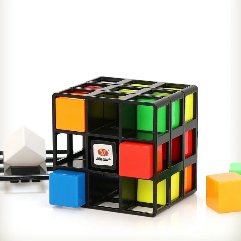 YongJun YJ 틱 케이지 큐브, 재미있는 게임 매직 큐브, 3x3 Cubo Magico 트위스트 퍼즐 큐브, 교육 선물 아이디어 장난감