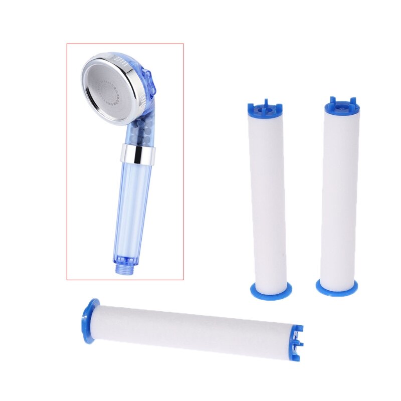 3 Pcs High Pressure Anion Hand Held Water Shower Filters Bathroom Bathing Dropship