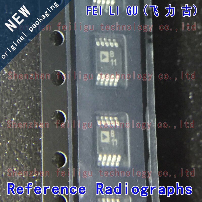 Chip amplificador de potencia de audio MSOP10, 1-30 piezas, 100% nuevo, original, SSM2167-1RMZ-R7, SSM2167-1RMZ, pantalla de seda: B11, Paquete: